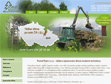 Tablet Screenshot of forestteam.cz